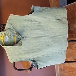 Olive green vest